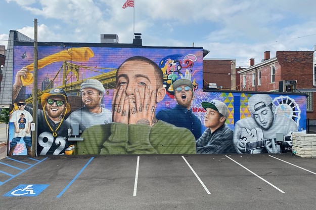 Artist immortalizes Pittsburgh rapper Mac Miller in 15-foot mural – WPXI