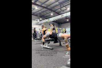 Viral video of man working out in Uggs