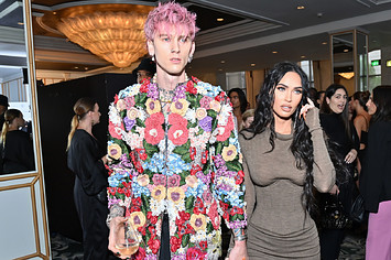 Machine Gun Kelly and Megan Fox are pictured together