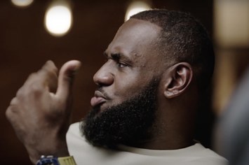 lebron james on new episode of 'the shop.'