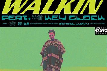 Cover art for 'Walkin (Key Glock Remix)' featuring Key Glock