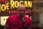 Joe Rogan is pictured on his podcast