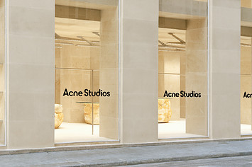 A photo of the new Acne Studios shopping location in Paris
