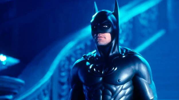 The controversial design choice began with 'Batman Forever' and has been a source of controversy ever since. Now you can own a piece of history.