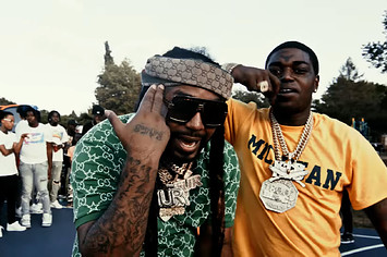 Icewear Vezzo and Kodak Black in the video for "Its All On U"