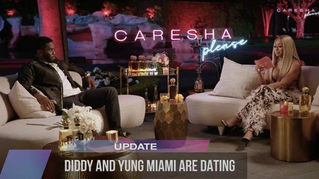 Diddy addressed long-standing rumors that something is going on between himself and Yung Miami on the first episode of her 'Caresha Please' show.