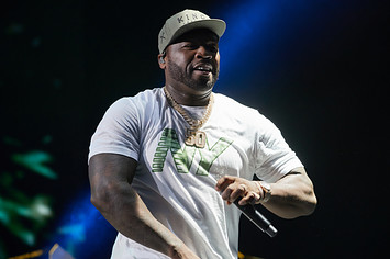 50 Cent performs on June 17, 2022