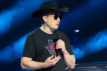 Elon Musk is seen wearing cowboy attire