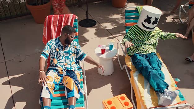 Electronic music producer Marshmello has reunited with Khalid, who he previously collabed with on the 2017 track “Silence,” for another Summer-ready song.