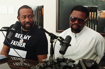 Larry Hoover Jr and J Prince are pictured in an interview setting