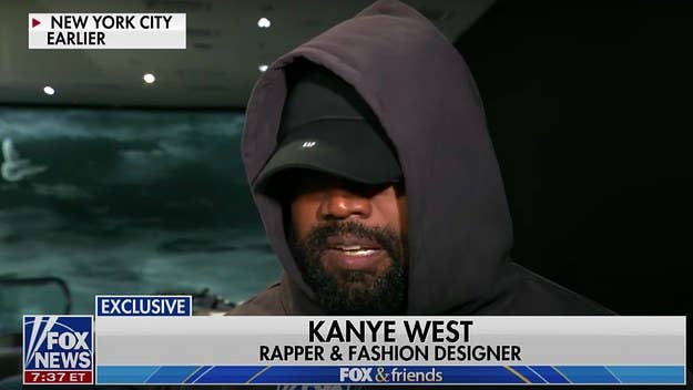 Speaking with Fox News, of all places, Ye is seen addressing the discourse surrounding the in-store presentation of Yeezy Gap Engineered by Balenciaga.