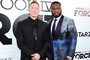 Joseph Sikora and Curtis “50 Cent” Jackson attend the Power Book IV: Force Premiere at Pier 17 Rooftop on