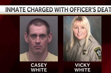 Escaped inmate Casey White charged with murder in Vicky White's death.