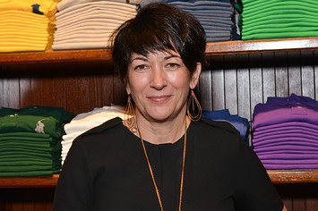 Ghislaine Maxwell is pictured at an event