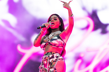 JT of City Girls performs at 2021 Rolling Loud Miami