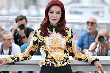 Priscilla Presley attends the photocall for "Elvis"