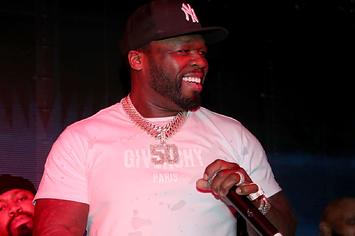 50 Cent performs in New York in 2022