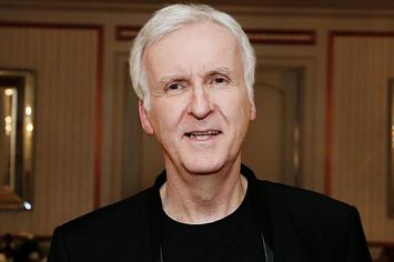 Director James Cameron attends Red Carpet Green Dress at the Private Residence of Jonas Tahlin