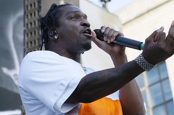 Pusha T performing live onstage
