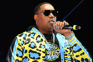 Rapper Master P performs onstage during his No Limit Reunion Tour