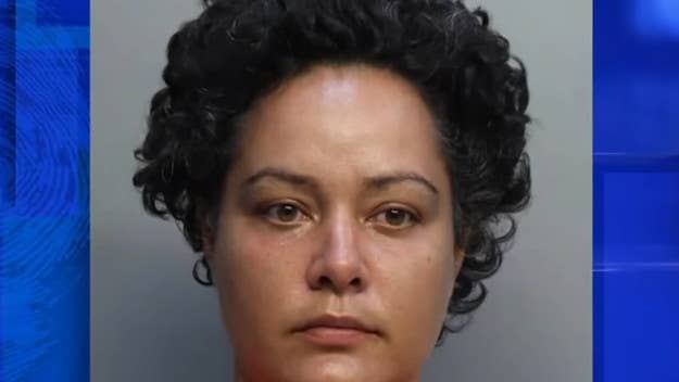 A 34-year-old Miami woman named Tupac Shakur has been arrested after she was caught on surveillance footage assaulting a man with a baseball bat.