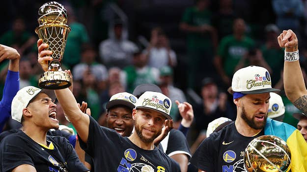 Check out reactions to the Warriors becoming champions once again after they defeated the Boston Celtics in 6 games to take home the Larry O'Brien Trophy.