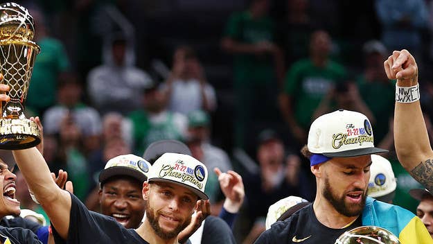 Check out reactions to the Warriors becoming champions once again after they defeated the Boston Celtics in 6 games to take home the Larry O'Brien Trophy.