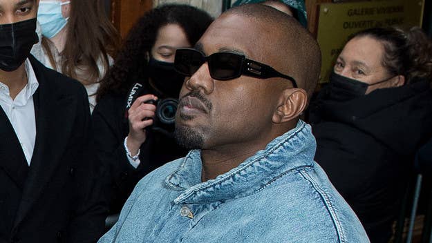 Could a new logo soon be added to Kanye West's roster of recognizable designs? Speculation has been kickstarted thanks to recent trademark filings.