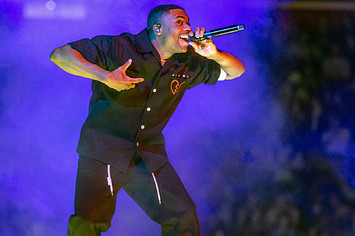 Vince Staples is pictured as he performs live