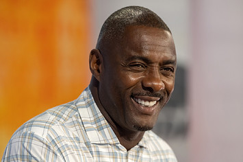 Idris Elba photographed while on the TODAY show.