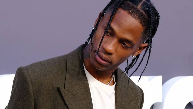Travis Scott was listed on the lineup for the event in a DJ capacity. However, he ultimately got on the mic for excited fans, as seen in footage.
