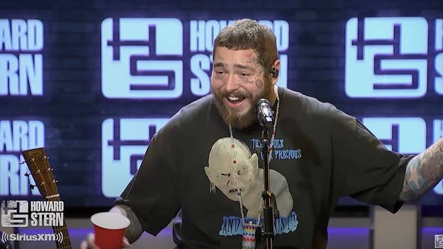 Posty shared the information during his debut appearance on 'The Howard Stern Show': "Sh*t literally comes to me because I write all my songs on the can."
