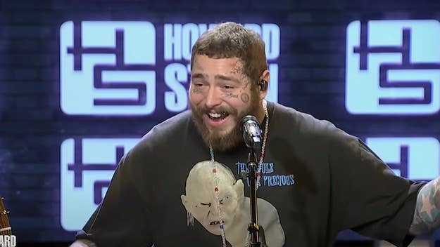 Posty shared the information during his debut appearance on 'The Howard Stern Show': "Sh*t literally comes to me because I write all my songs on the can."
