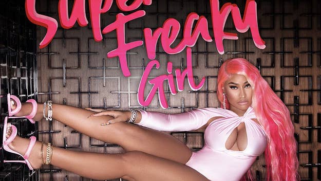 Ahead of her performance at the VMAs later this month, Nicki Minaj returns with her new single "Super Freaky Girl" sampling a Rick James classic.