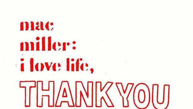 Mac Miller's mixtape 'I Love Life, Thank You' is now available on streaming platforms. The project was originally released on October 14, 2011.
