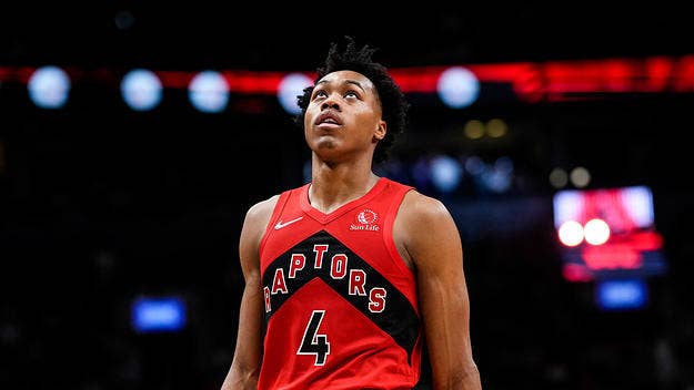 Toronto Raptors' forward Scottie Barnes had a priceless reaction to reports that he is off the table in Kevin Durant trade talks with the Raptors.