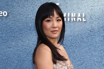 Constance Wu on Prime red carpet