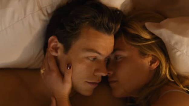 The first trailer for the Olivia Wilde-directed psychological thriller 'Don’t Worry Darling,' starring Florence Pugh and Harry Styles, has arrived.