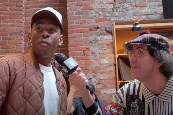 Screenshot from Nardwuar's 2022 interview with Tyler, the Creator.