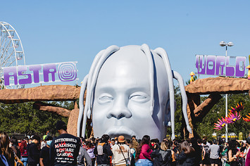 A look at the crowd at Astroworld in 2021 is shown