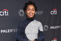 Yara Shahidi is pictured at a red carpet event