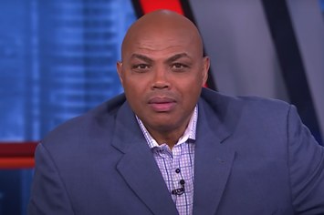 Charles Barkley is pictured in a suit