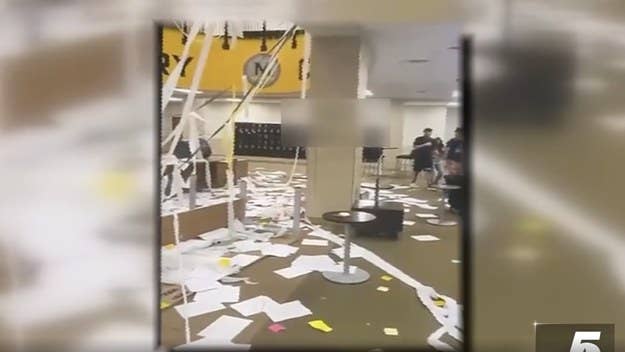 A Texas high school was forced to end its academic year early after the senior prank devolved into vandalism, with thousands of dollars in damage to the school.