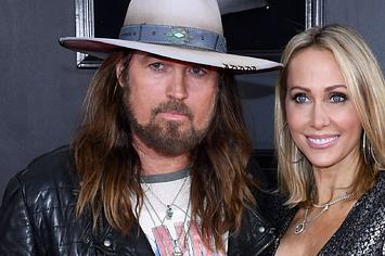 Billy Ray and Trish Cyrus at the Grammys