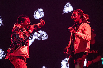 Gunna and Young Thug perform onstage