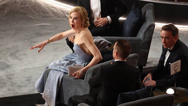 The reaction shot of Nicole Kidman quickly became ubiquitous on Twitter and elsewhere, with many claiming it was linked to Will Smith's Oscars slap.