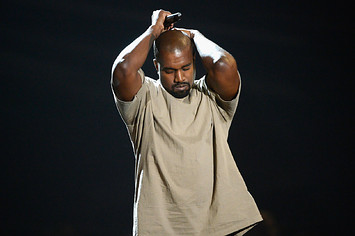 Kanye West performing at MTV VMAs 2015