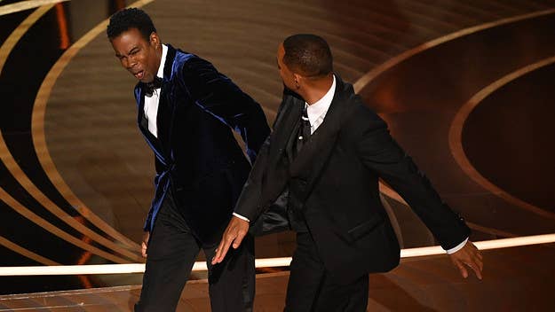 The moment went down during Sunday night's Oscars ceremony, with Smith taking the stage and slapping the comedian after a joke about Jada Pinkett.