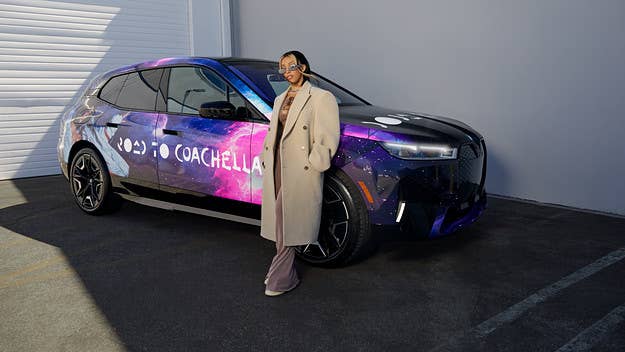 Doja Cat is the featured artist of the campaign with Coachella, which sees her linking with David LaChapelle for a one-of-a-kind wrap on an all-electric BMW.