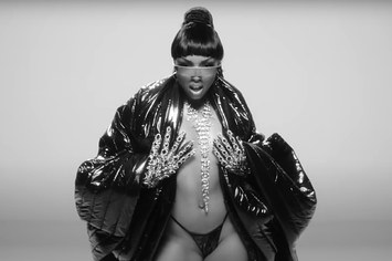 Chlöe is pictured in her latest music video